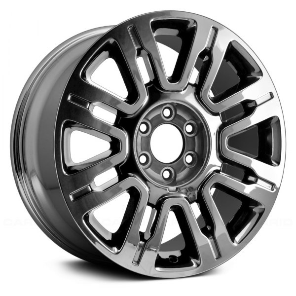 Replace® - 20 x 8.5 8 V-Spoke Chrome Alloy Factory Wheel (Remanufactured)
