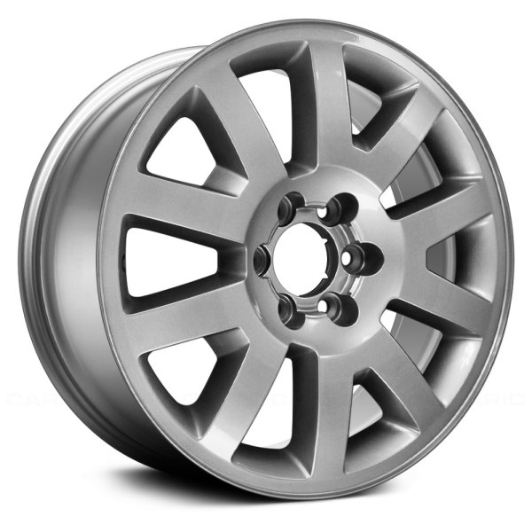 Replace® - 20 x 8.5 5 V-Spoke Smoked Silver Alloy Factory Wheel (Remanufactured)