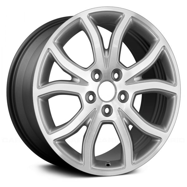 Replace® - 18 x 7.5 5 V-Spoke Charcoal Gray Alloy Factory Wheel (Remanufactured)