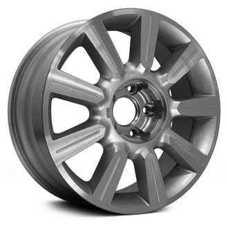 Replace® - 9 I-Spoke Silver with Machined Accents 17x7.5 Alloy Factory Wheel - Remanufactured