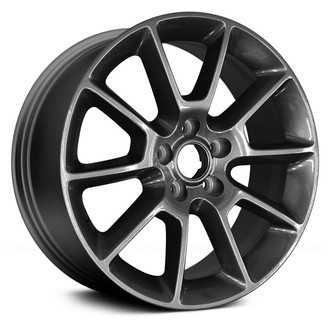 Replace® - 5 V-Spoke Dark Charcoal 18x8 Alloy Factory Wheel - Remanufactured