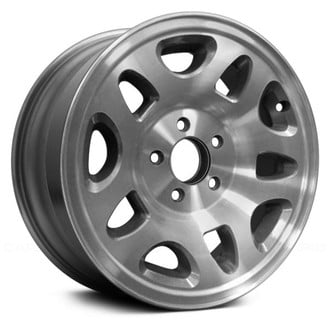 Replace® - 10-Slot Machined and Charcoal Metallic 15x7 Alloy Factory Wheel - Remanufactured
