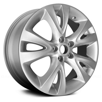 Replace® - 5 V-Spoke Silver 18x7.5 Alloy Factory Wheel - Remanufactured
