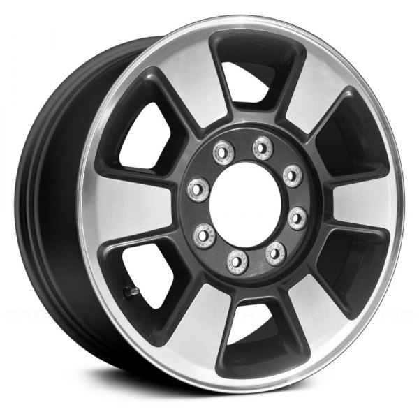 Replace® - 18 x 8 6-Spoke Dark Polished Charcoal Alloy Factory Wheel (Remanufactured)