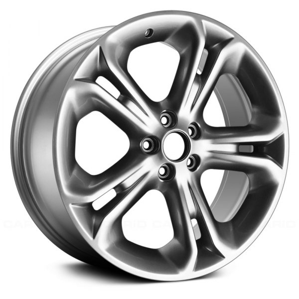 Replace® - 20 x 8.5 Double 5-Spoke Silver Alloy Factory Wheel (Replica)