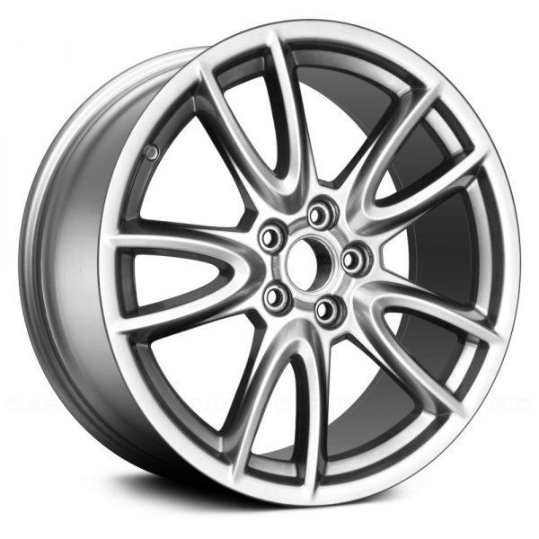 Replace® - 19 x 9 5 V-Spoke Smoked Silver Alloy Factory Wheel (Remanufactured)