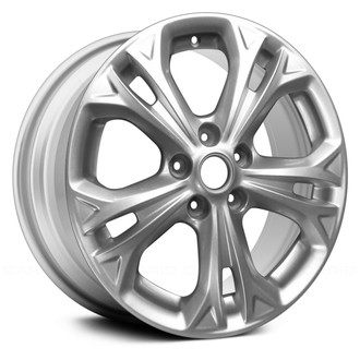 Replace® - Double 5-Spoke Silver 17x7.5 Alloy Factory Wheel - Remanufactured