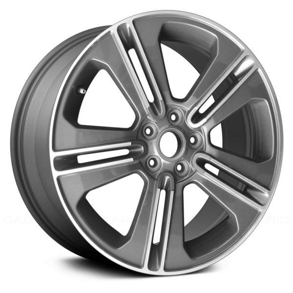 Replace® - 19 x 8.5 Double 5-Spoke Charcoal with Machined Face Alloy Factory Wheel (Remanufactured)