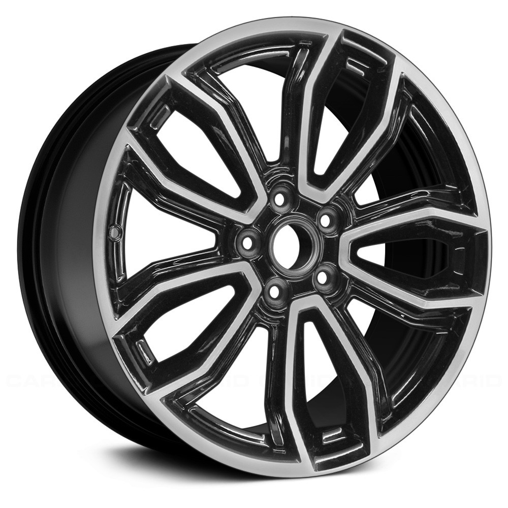 Replace® ALYFJ034U45 - 5 V-Spoke Black with Machined Face 19x8.5