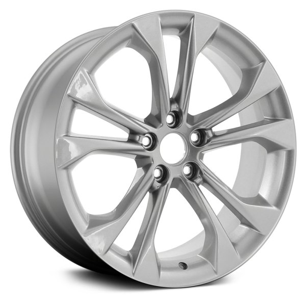 Replace® - 19 x 8.5 5 V-Spoke Silver Alloy Factory Wheel (Remanufactured)