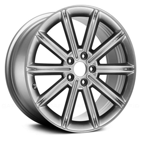 Replace® ALYFJ052U77 - 10 I-Spoke Smoked Silver 19x8 Alloy Factory Wheel -  Remanufactured