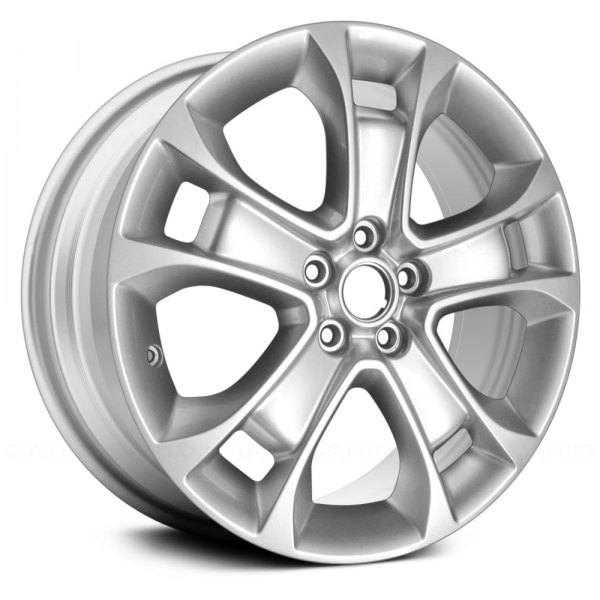 Replace® - 18 x 7.5 Double 5-Spoke Silver Alloy Factory Wheel (Remanufactured)