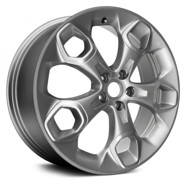 Replace® - 19 x 8 Double 5-Spoke Silver Alloy Factory Wheel (Remanufactured)