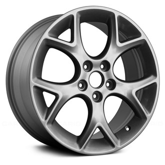 Replace® - 5 Y-Spoke Charcoal Metallic with Machined Face 17x7 Alloy Factory Wheel - Remanufactured
