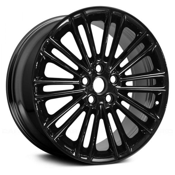 Replace® - 18 x 8 10 Double I-Spoke Gloss Black Alloy Factory Wheel (Remanufactured)