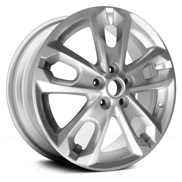 Replace® - 17 x 6.5 Double 5-Spoke Silver Alloy Factory Wheel (Remanufactured)