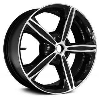 Replace® - 5-Spoke Black 18x8 Alloy Factory Wheel - Remanufactured