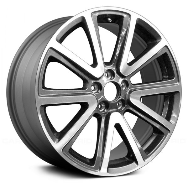 Replace® - 20 x 8.5 5 V-Spoke Medium Charcoal with Machined Face Alloy Factory Wheel (Remanufactured)