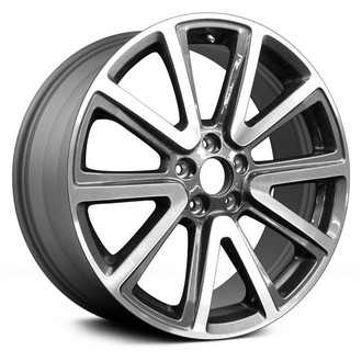 Replace® - 5 V-Spoke Medium Charcoal with Machined Face 20x8.5 Alloy Factory Wheel - Remanufactured