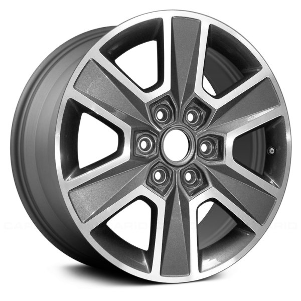 Replace® - 18 x 7.5 6 I-Spoke Charcoal Metallic with Machined Face Alloy Factory Wheel (Factory Take Off)
