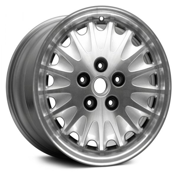 Replace® - 16 x 6.5 17-Slot Silver with Machined Accents Alloy Factory Wheel (Remanufactured)