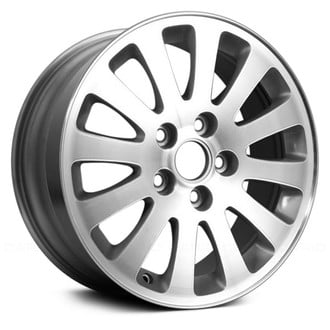 Replace® - 12-Spoke Silver with Machined Face 16x7 Alloy Factory Wheel - Remanufactured