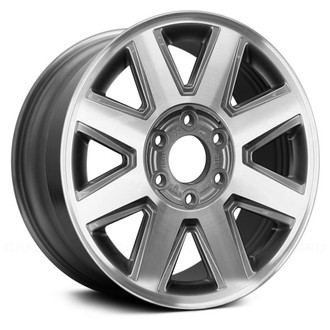 Replace® - 8 I-Spoke Silver 17x7 Alloy Factory Wheel - Remanufactured
