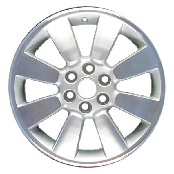 Replace® - 17 x 6.5 8-Spoke Machined and Silver Alloy Factory Wheel (Factory Take Off)