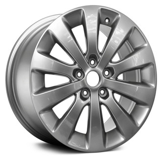 Replace® - 10 I-Spoke Silver 17x7 Alloy Factory Wheel - Remanufactured