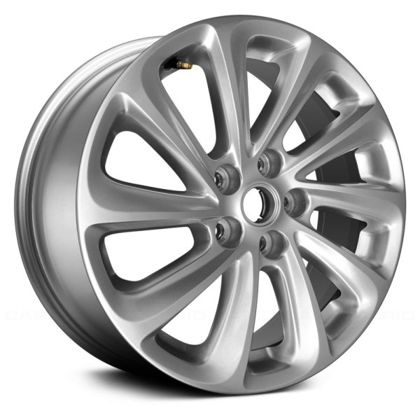 Replace® - 18 x 8 10 Spiral-Spoke Silver Alloy Factory Wheel (Remanufactured)