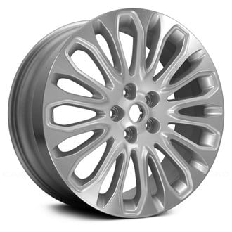 Replace® - 9 V-Spoke Silver with Machined Accents 20x8.5 Alloy Factory Wheel - Remanufactured