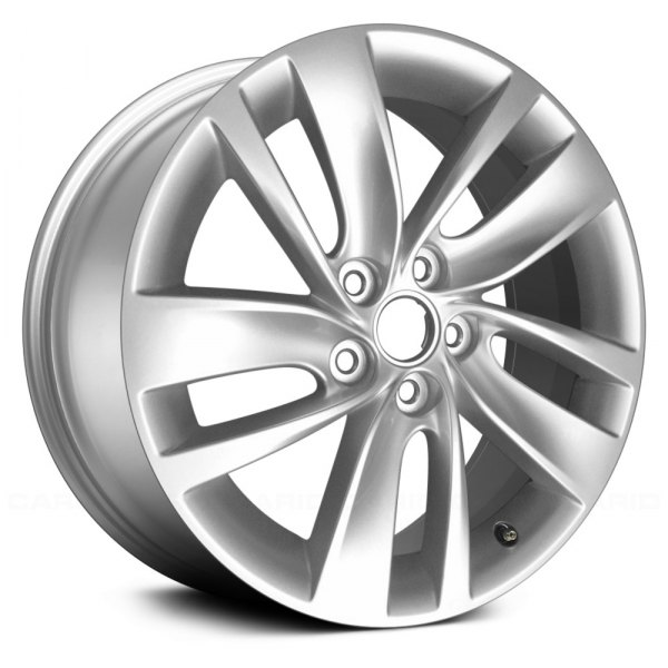 Replace® - 18 x 8 5 Double Spiral-Spoke Silver Alloy Factory Wheel (Remanufactured)