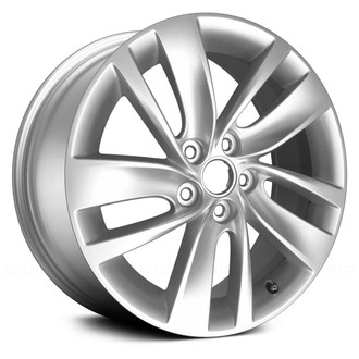 Replace® - 5 Double Spiral-Spoke Silver 18x8 Alloy Factory Wheel - Remanufactured