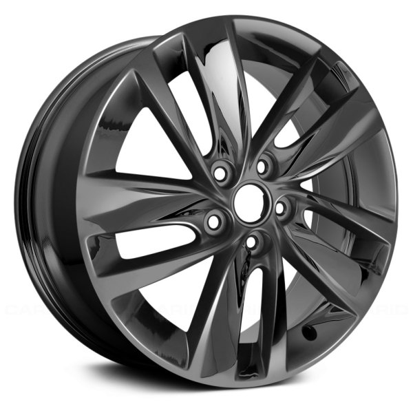 Replace® - 18 x 8 5 Double Spiral-Spoke Dark PVD Chrome Alloy Factory Wheel (Remanufactured)