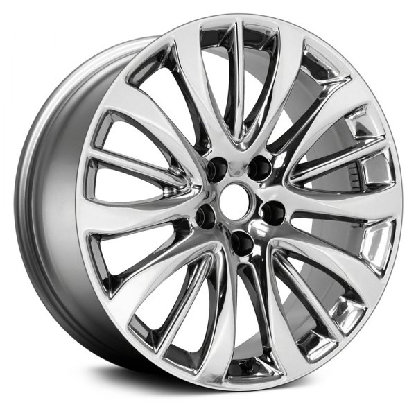 Replace® - 19 x 8.5 5 W-Spoke Dark Smoked Silver Alloy Factory Wheel (Remanufactured)