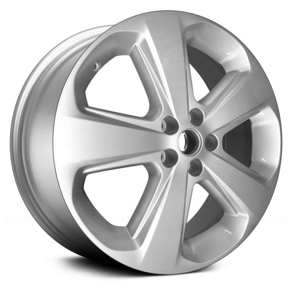Replace® - 18 x 7 5-Spoke Silver Alloy Factory Wheel (Remanufactured)