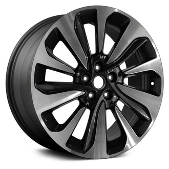 Replace® - 10 Spiral-Spoke Dark Charcoal with Machined Accents 18x7 Alloy Factory Wheel - Remanufactured