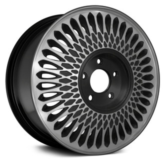 Replace® - 40 Spider-Spoke Black with Machined Accents 15x6 Alloy Factory Wheel - Remanufactured