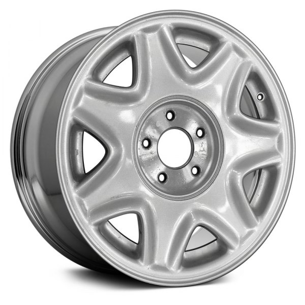 Replace® - 16 x 7 7-Slot Chrome Alloy Factory Wheel (Remanufactured)