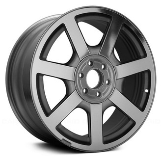 Replace® - 7 I-Spoke Polished and Silver with Diamond Cut 18x8 Alloy Factory Wheel - Remanufactured