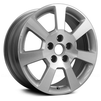 Replace® - 7-Spoke Silver with Machined Face 17x7.5 Alloy Factory Wheel - Remanufactured