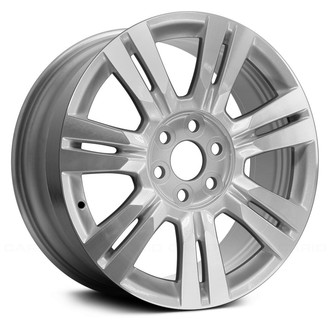 Replace® - 7 Double I-Spoke Silver with Machined Face 18x8 Alloy Factory Wheel - Remanufactured