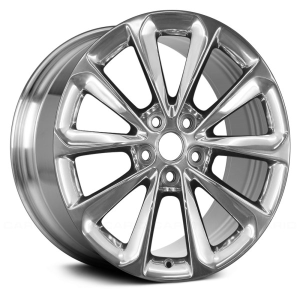 Replace® - 19 x 8.5 5 V-Spoke Polished Alloy Factory Wheel (Remanufactured)
