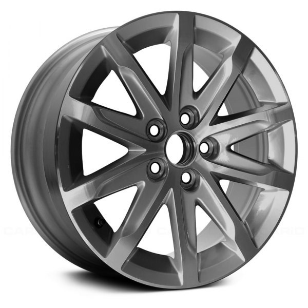 Replace® - 17 x 8.5 10 I-Spoke Silver with Machined Accents Alloy Factory Wheel (Remanufactured)
