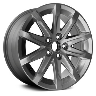 Replace® - 10 I-Spoke Machined Medium Charcoal 17x8.5 Alloy Factory Wheel - Remanufactured
