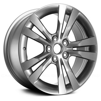 Replace® - Double 5-Spoke Medium Smoked Hyper Silver 18x9.5 Alloy Factory Wheel - Remanufactured