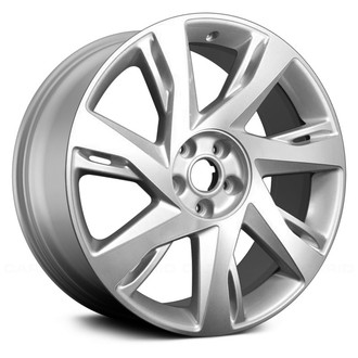 Replace® - 7 Double Spiral-Spoke Machined and Sparkle Silver Metallic 20x8.5 Alloy Factory Wheel - Remanufactured