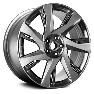Replace® - 7 Double Spiral-Spoke Machined with Black Smoked Hyper Silver 20x8.5 Alloy Factory Wheel - Remanufactured