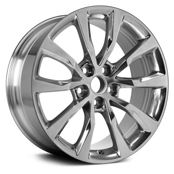 Replace® - 19 x 8.5 5 V-Spoke Polished Alloy Factory Wheel (Remanufactured)