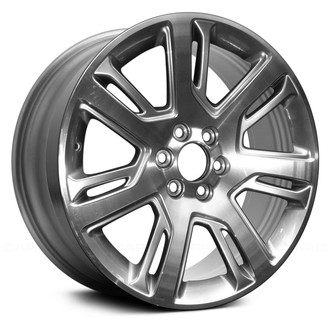Replace® - 7 Double I-Spoke Silver with Machined Face 22x9 Alloy Factory Wheel - Remanufactured